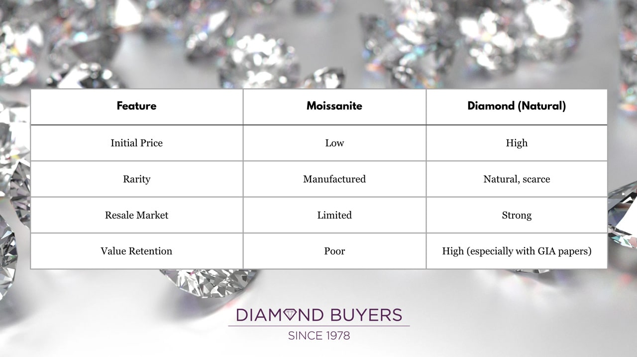 Moissante vs. Diamond Graph